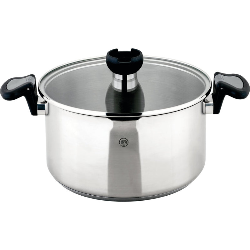 Carl Schmidt Sohn Stainless Steel (18/10) Round Dutch Oven, 5L