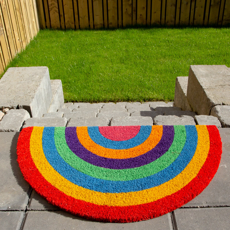 Castalia Non-Slip Striped Doormat