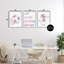 Ensemble de giclée encadrée 3 pièces Minimal Pastel Girl's Soccer, design par Marcus Prime-2035935760-2035935763
