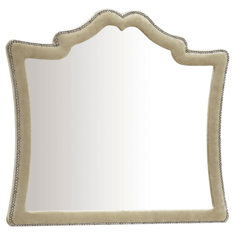 Miroir de commode Mercee, Beige