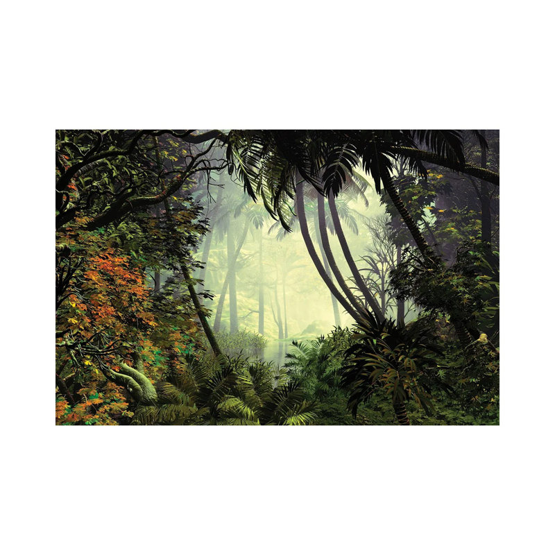 Exciting Jungle by Angel Estevez - Wrapped Canvas Gallery-Wrapped Canvas Giclée, 30.48 cm H x 45.72 cm W
