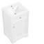 Lavabo de salle de bain de 20 pouces avec lavabo, armoire de salle de bain avec portes à fermeture douce, tablettes de rangement et tablettes réglables-2070790308