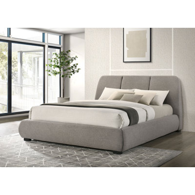 Lit plateforme tapissier Kacper