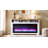 70 Inch Fireplace Tv Stand For Tvs Up To 70",With 60"Smart Electric Fireplace,White