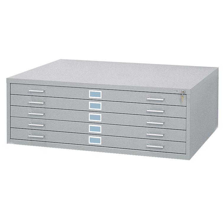 Five-Drawer Flat File Filing Cabinet