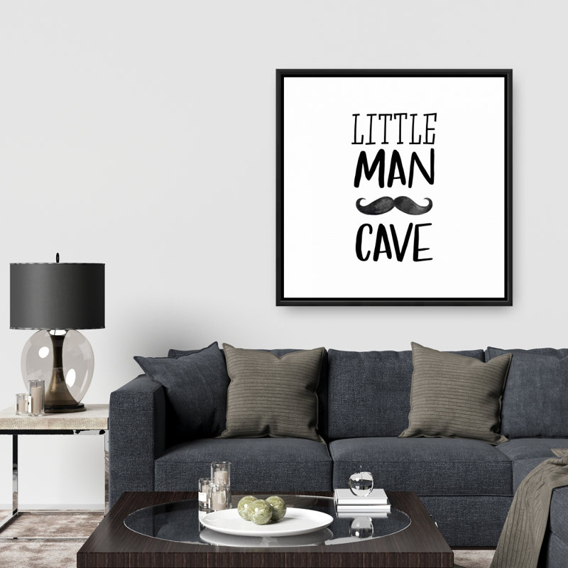 " Little Man Cave ", 36"H x 36"W x 1.5"D