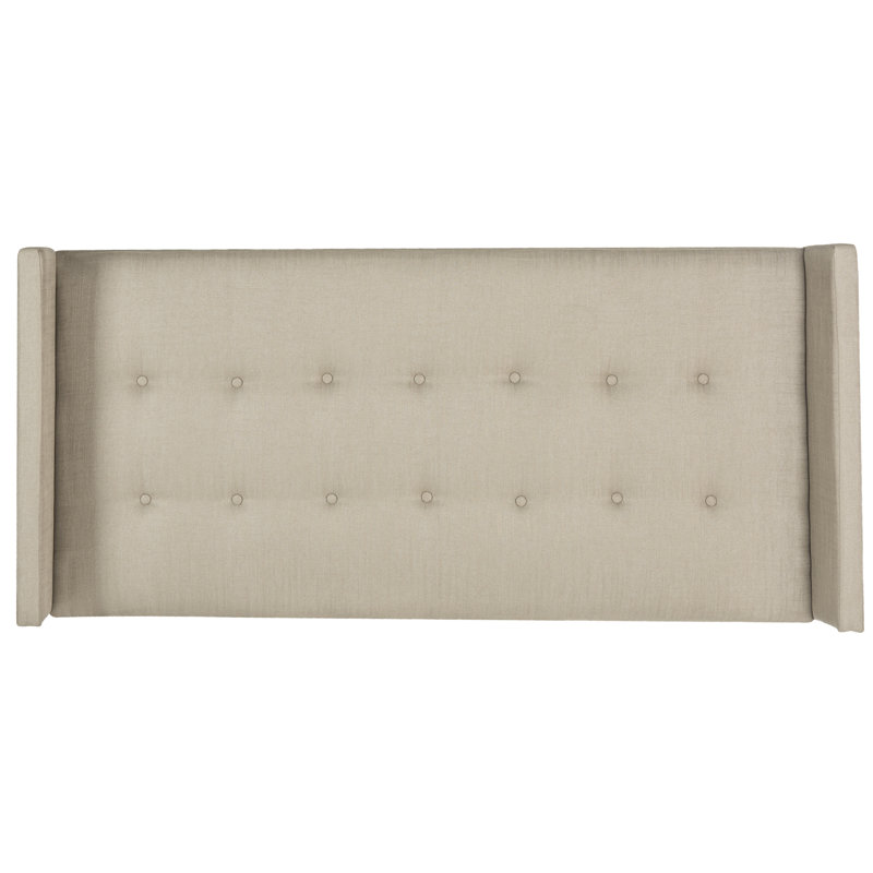 Davin Upholstered Headboard, Full, Sky Blue