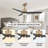 52 In. 3 Solid Wood Blades Indoor Ceiling Fan With Led Light-76425216