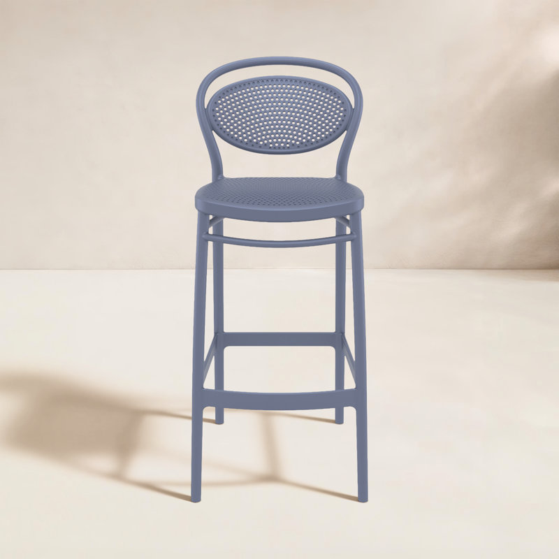 Tabouret de bar Sparks, Gris foncé, Tabouret de bar (siège d'une hauteur de 29,5 po)