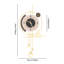 Horloge murale en métal avec lumière DEL-1778566499