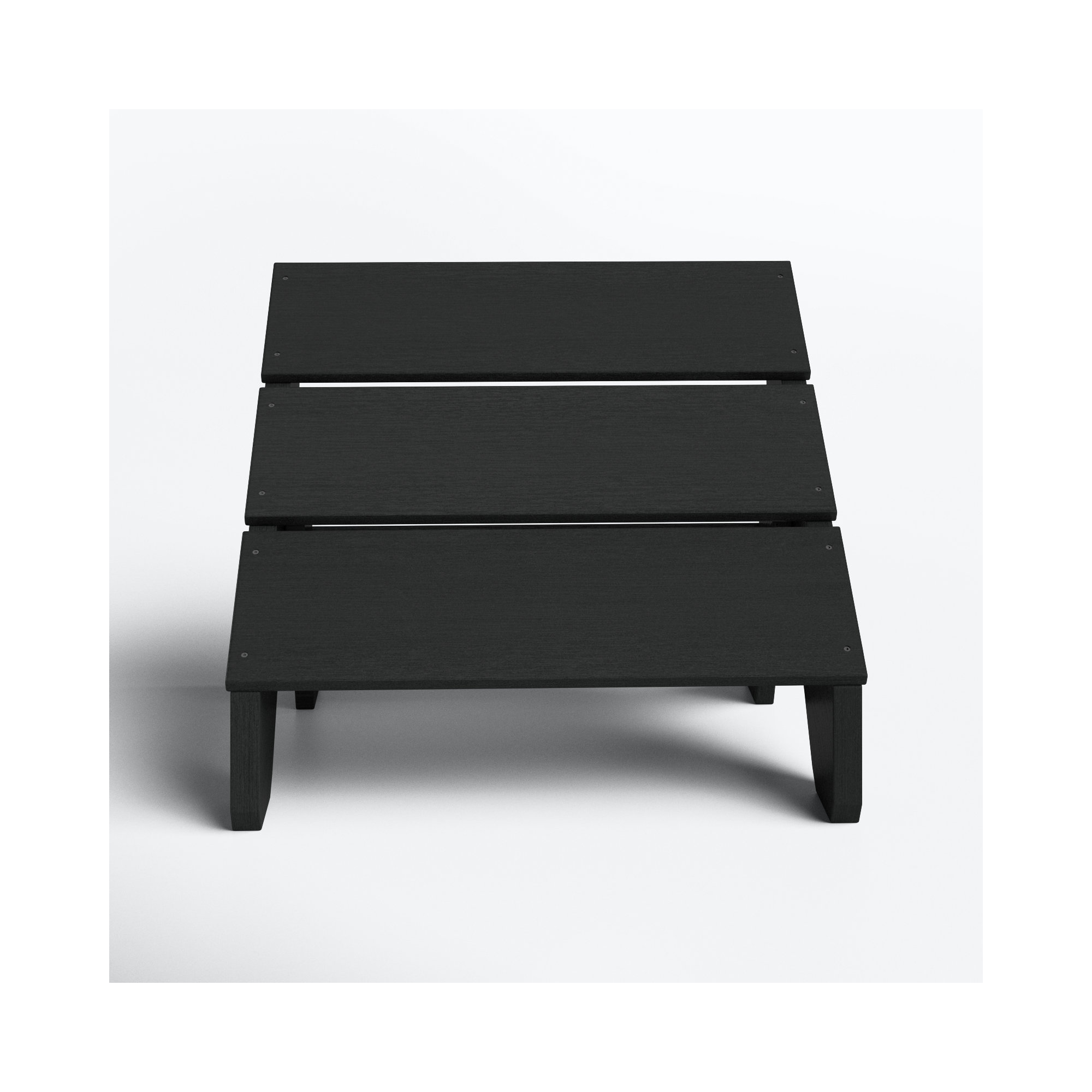 Byrnes Outdoor Ottoman, Black