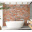 Murale pelez et collez - Mur de brique rouge-259968520