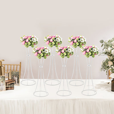 6Pcs Wedding Metal Flower Stand