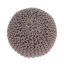 Repose-pieds tricoté en coton tricoté 20X20 brun - confectionné, confortable pour la chambre de bébé, salon polyvalent, profond de 20 pouces, large, 14 hauteurs, siège et repose-pieds