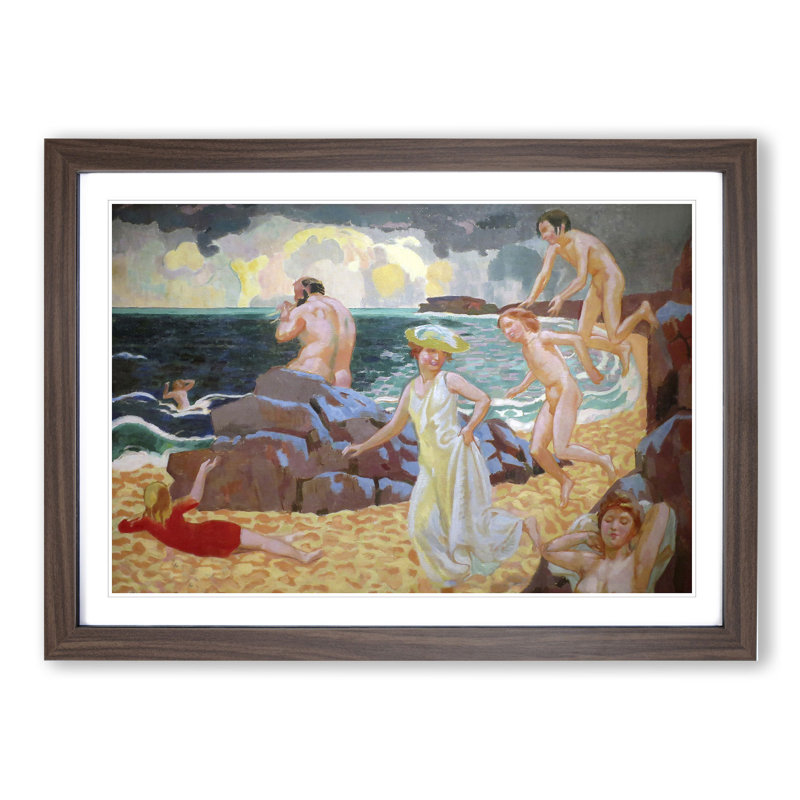 Polyphemus by Maurice Denis - Framed Print, 36cm H x 48cm W x 2cm D, Walnut Framed