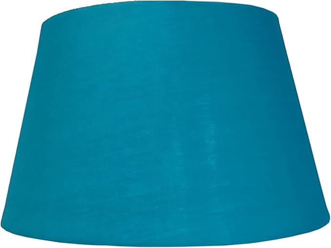 Talaina 25cm H Cotton Lamp Shade, Teal Blue