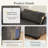 130" Modular Sectional Sofa, L-Shape With Folding Table And Dual-Port Charging-1770058246