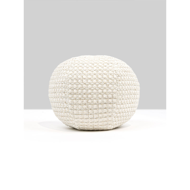 Circular Pillow Cover & Insert, Swan