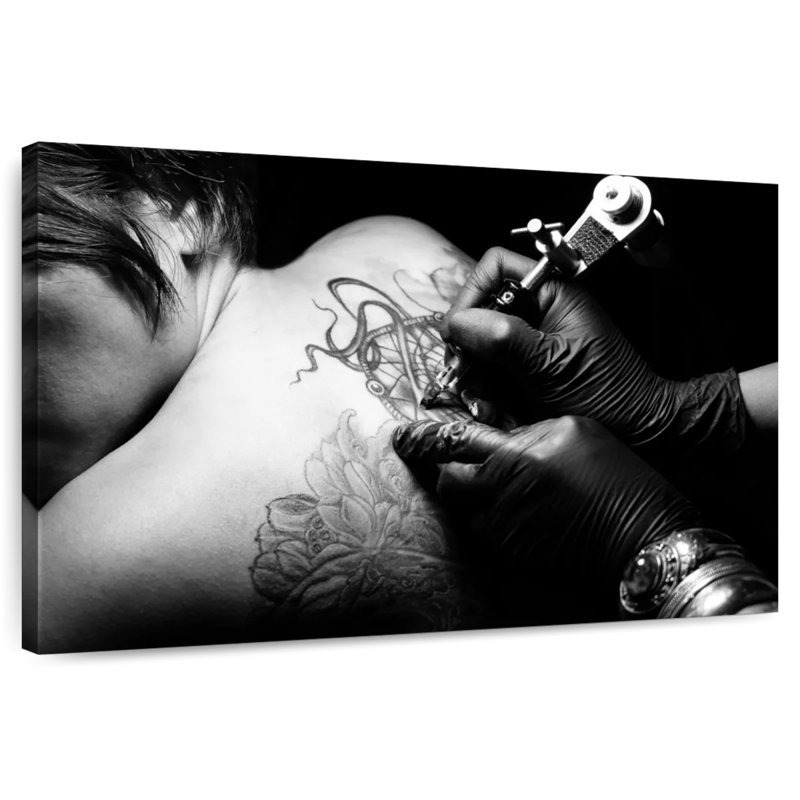 Senne Tattoo, 8" H x 12" W