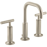 Purist Widespread Bathroom Faucet with Drain Assembly
