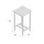Table de bar en bois Treyton