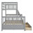 Bunk Bed with Ladder and Drawers-1828535388