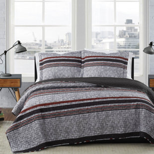 Ensemble de courtepointe London Fog Warren