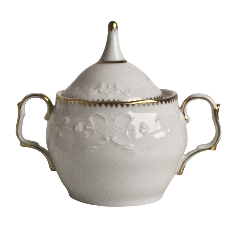 Simply Anna Sugar Bowl, Gold