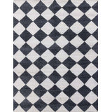 Contemporary One-of-a-Kind Rectangle 9' X 12' Hand Knotted Area Rug