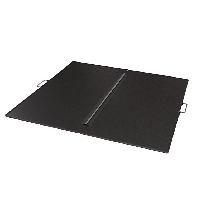 Square Stainless Steel Fire Pit Lid, 1.2" H x 59" W x 59" D