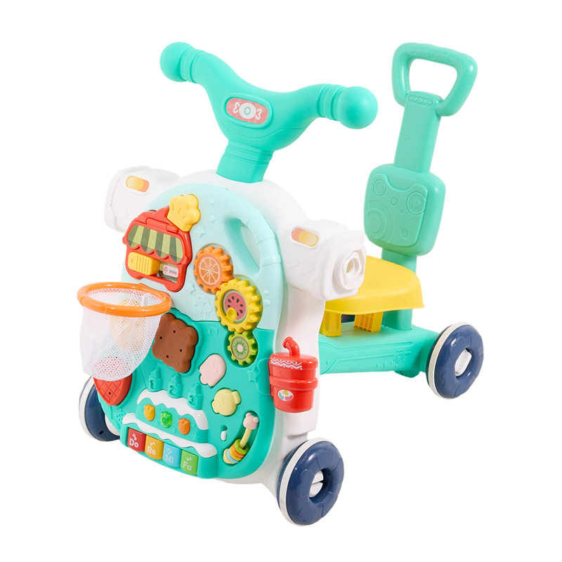 4 IN 1 Walker & Activity Table, Green