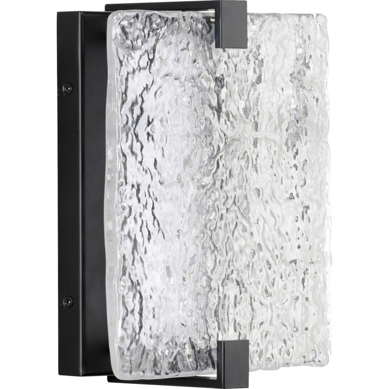 Traore LED Wallchiere, Clear Stone, Black