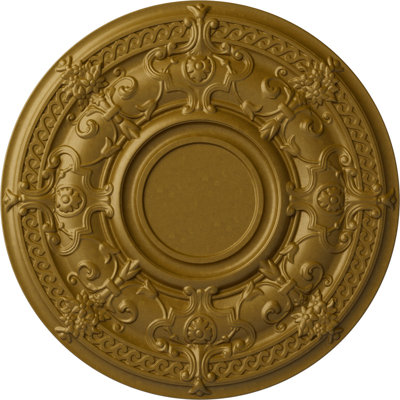 33 médaillon de plafond Dauphine de diamètre extérieur 7 7/8 po x P 1 3/8 po (convient aux auvents jusqu'à 13 1/4 po)