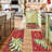 Christmas Tree Kitchen Mat Runner Rug (Set Of 3)