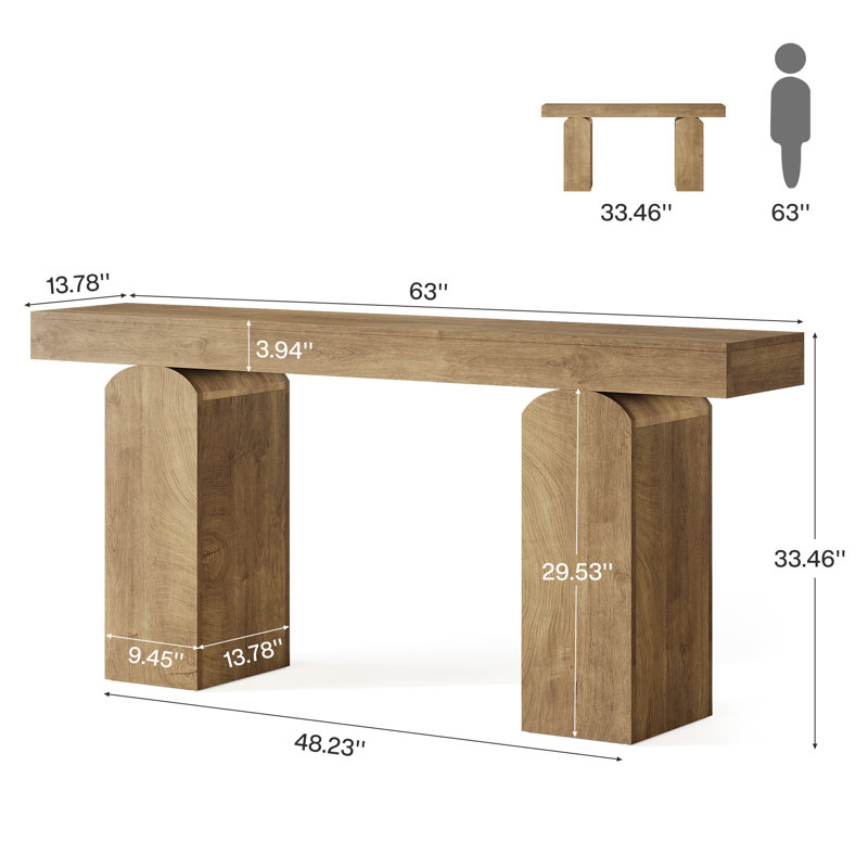 Console 63 po, 63 po, Naturel