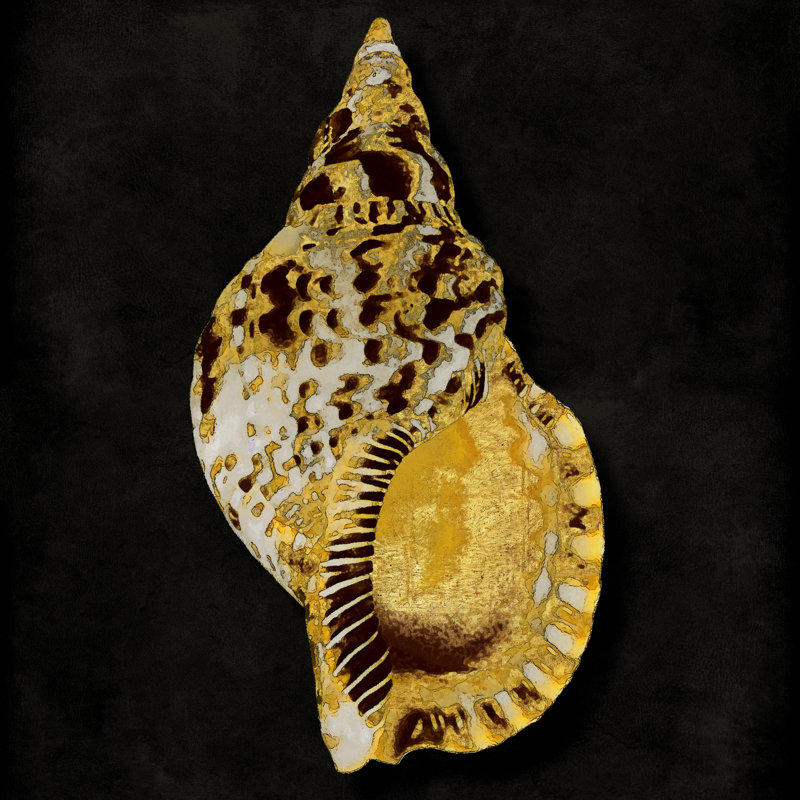 Golden Ocean Gems III by Caroline Kelly - Wrapped Canvas Print, 30cm H x 30cm W