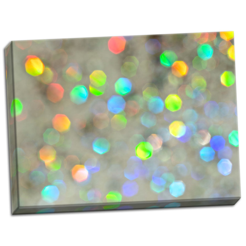 « paillettes bokeh iv », reproduction d’impression sur toile tendue