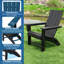 Chaise Adirondack pliante en PEHD Buvana-1801282362