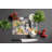 Decorating Easter Havanese Glass Cutting Board