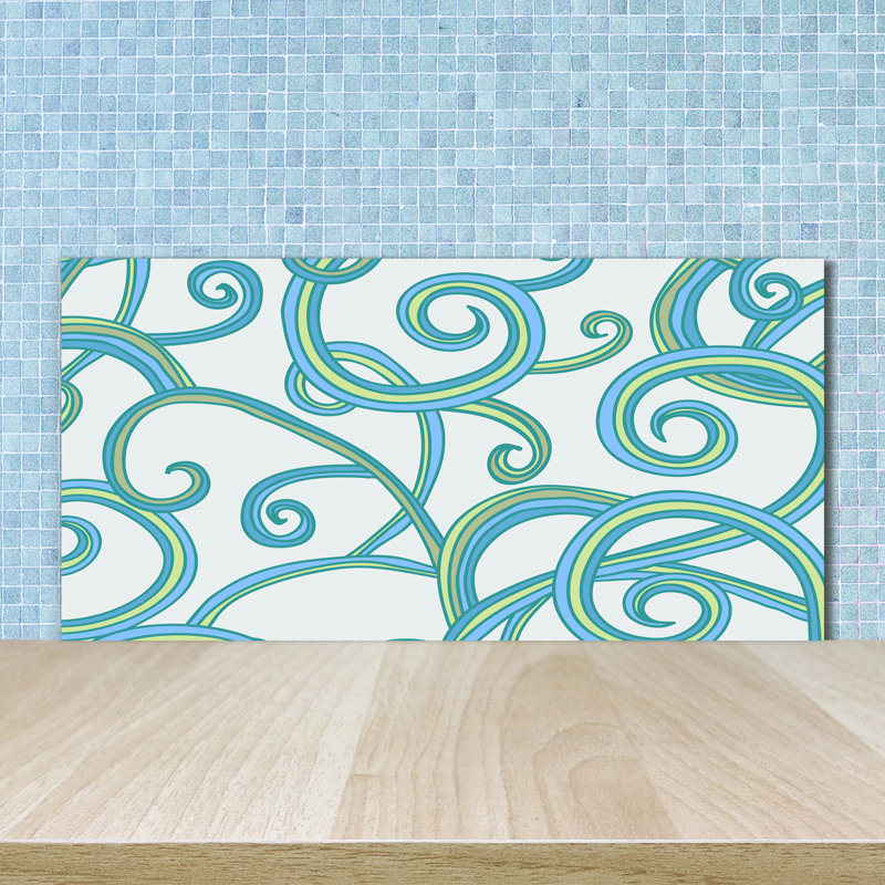 Baile 50cm W x 100cm L Glass Peel and Stick Panel