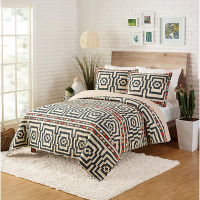 Hypnotic 100% Cotton Boho Lightweight Quilt Set