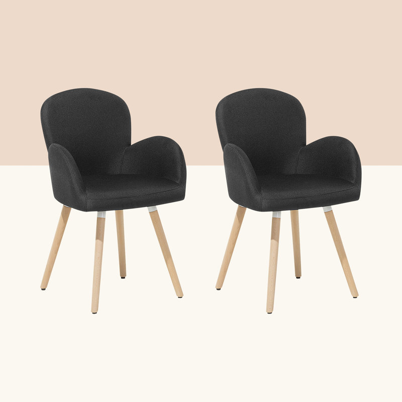 Deckland Upholstered Dining Chair, Black