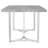 Savona Grey Faux Marble Rectangular Dining Table