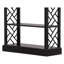 Furniture Classics Selma Black Mahogany Bamboo Bookcase