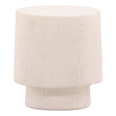Table d'appoint d'extérieur Millstone ivoire
