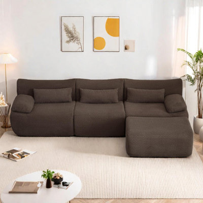 Modern Modular Sectional Sofa with Plush Comfort