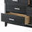 Haiden Weathered Black Finish Dresser
