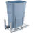 Plastic Open Pull Out Trash Can - 9.24 Gallons