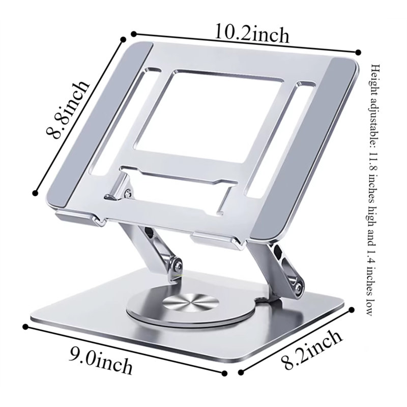 Porte-bloc-notes en métal Meko, Argent