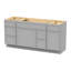 Base de meuble-lavabo simple 66 po seulement-98818672